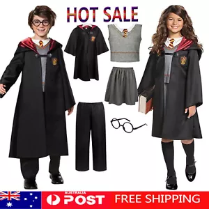 Harry Potter Cosplay Costume Hermione Granger Gryffindor Uniform Kid Christmas - Picture 1 of 13