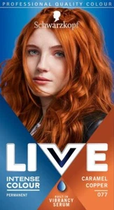 Schwarzkopf LIVE Intense Colour Caramel Copper Permanent Haarfarbe 077, Long... - Bild 1 von 6