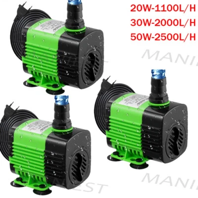 WOWSPEED Pompa acqua acquario piccola pompa sommersa pompa acquario fontana pompa mini