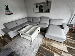 KIVIK Ikea 5er Eckcouch mit Récamiere und Tisch / ink. Kopfteil - Bild 1 von 4