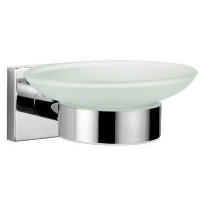 Soap Dish Shelf Chrome Holder Cup Wall-mounted for Bathroom Accessory Storage AU - image 1 of 4