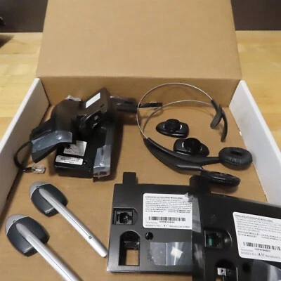 2 Pack Mitel Cordless Headset DECT Wireless 5360 50005712 (slight crack on boom) - Image 1 of 4