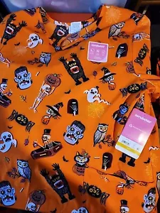 Scrubstar Halloween Themed Scrubs Size Large New With Tags - Picture 1 of 3