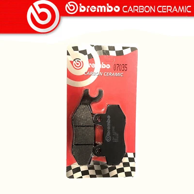 Pastillas BREMBO Carbono Ceramic Traseros para Triumph Speed Triple 1050 07>12 - Imagen 1 de 4