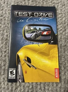 (Manual Only) Test Drive Unlimited Sony Playstation 2 Authentic - Picture 1 of 2