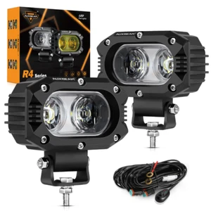 Auxbeam 4" LED Pod haz de inundación todoterreno conducción antiniebla lámpara para coche camioneta pickup barco - Imagen 1 de 12
