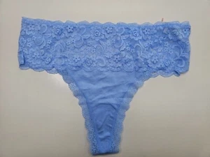 Hips & Curves City Chic Ladies Thong Underwear size 22 24 26 28 30 32 Wedgewood - Picture 1 of 4