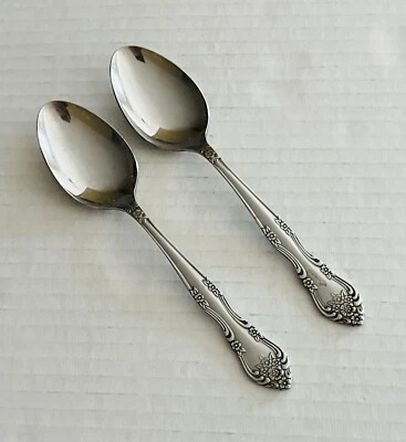 Stanley Roberts Rogers Acero Inoxidable Corea Dream Rose 2 Cucharaditas Brillante Foto 1 de 4