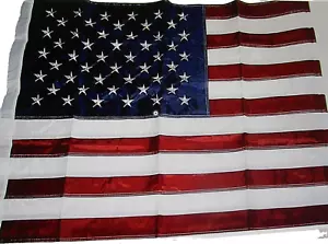 AMERICAN FLAG ~ 28" X 50" ~ Weather Resistant ~ Heavy Duty Stitching ~ Nylon - Picture 1 of 1