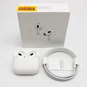 Écouteurs Bluetooth Apple AirPods 3ème génération en blanc MME73AM/A - Photo 1 sur 7
