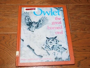 RARE! Owlet:The Great Horned Owl Irene Brady 1974 First Printing X-Lib VINTAGE! - Imagen 1 de 9