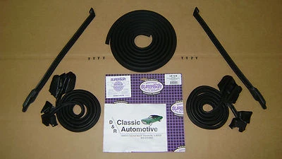 Chevelle GTO 1968 Weatherstrip convertible puerta pilar poste maletero sello metro EE. UU. Foto 1 de 4