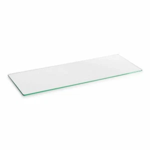 500mm x 200mm x 6mm-Clear Tempered Glass Shelf Panel for Retail Display - Picture 1 of 2