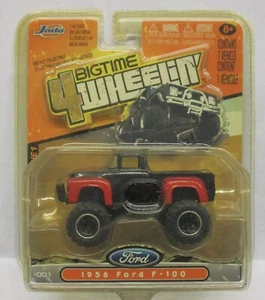 2010 WAVE 1 JADA TOYS BIG TIME 4 WHEELIN' 1956 FORD F-100 BLACK - Picture 1 of 2