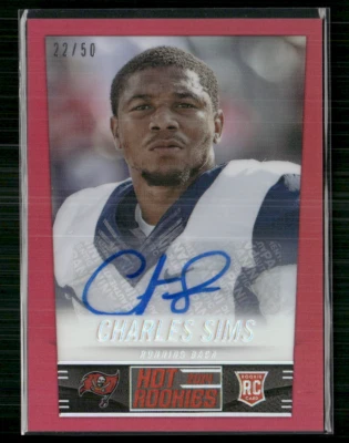 Charles Sims 2014 Score Hot Rookies Auto 22/50 - Image 1 of 2
