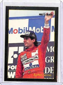 1991 ProTrac's Formula One #106 Ayrton Senna McLaren Racing Card NM-MT ID:11933 - Foto 1 di 2