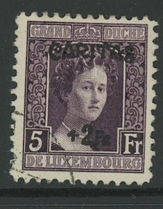LUXEMBURGO, USADO, #B7-10, CS/4, (1) MOSTRADO, FANTÁSTICO CENTRADO - Imagen 1 de 1