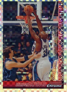 Topps 2005-06 Bowman Draft Picks Brendan Haywood #13 61/150 Chrome X-Fractor - Bild 1 von 2