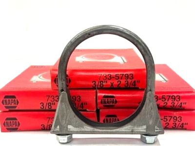 NAPA HEAVY DUTY EXHAUST CLAMPS 2 3/4" 733-5793 3/8" U-BOLT  LOT OF 5 - Image 1 of 4