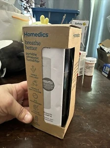 Homedics TotalComfort Portable Ultrasonic Humidifier USB Rechargeable New - Picture 1 of 5