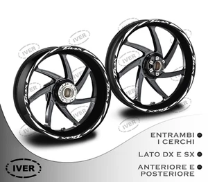 Adesivi cerchi moto yamaha tmax 530 560 bianco - Bild 1 von 2