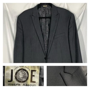 JOE Joseph Abboud Super 120s Wool Peak Lapel Jacket Blazer Slim 44 (43*) - Picture 1 of 19