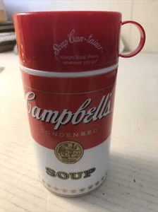 Termo de almuerzo de plástico para sopa condensada Campbell's 1998 vintage - Imagen 1 de 5