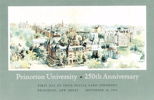 USPS First Day Ceremony Program UX263 Princeton Historic Architecture PC 1996  - Picture 1 of 2