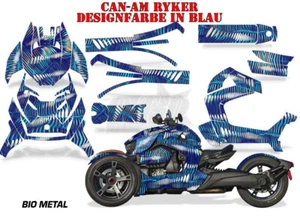KIT DE DECORACIÓN DE CARRERAS AMR CAN-AM RYKER SPYDER RS/RSS, RT/RT-S, F3 BIO METAL B - Imagen 1 de 12