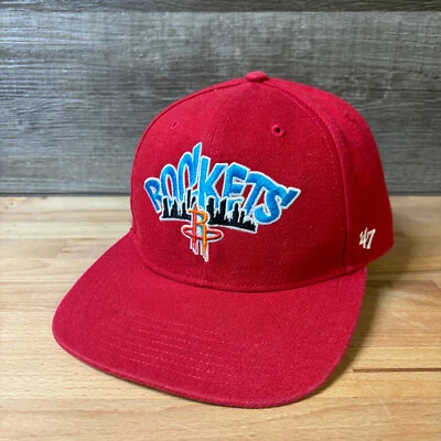 Houston Rockets Gorra Snapback Rojo NBA Baloncesto '47 Talla Única Ajustable Foto 1 de 4