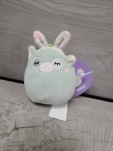 Squishmallows Miley das Lama 3,5 Zoll Clip-On Schlüsselanhänger Plüschtier Ostern 2023 - Bild 1 von 4
