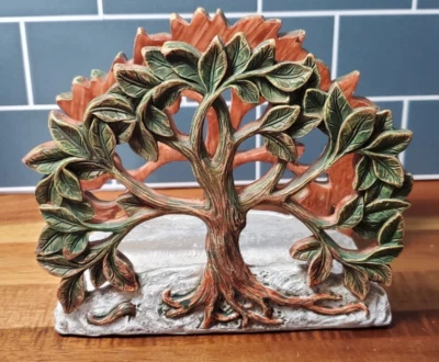 Servilletero decorativo árbol genealógico de la vida Foto 1 de 4