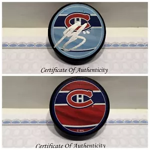 Brendan Gallagher Autographed Signed Montreal Canadiens Puck COA - Reverse Retro - Picture 1 of 3