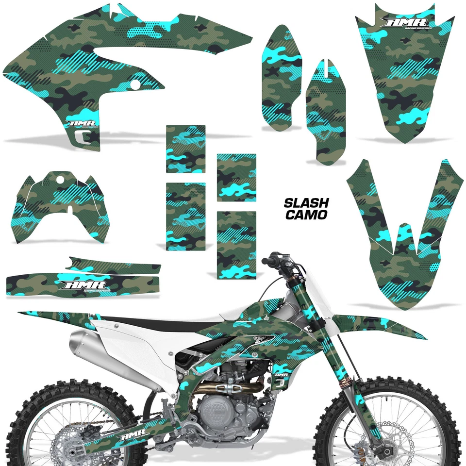 Kit de calcomanías de gráficos para moto de cross para Yamaha YZ450F 2023 SLASHCAMO TL Foto 1 de 1