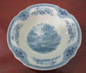 J&G Meakin "The Sandown" Blue Landscapes, England Transferware, 6" Cereal Bowl - Imagen 1 de 5