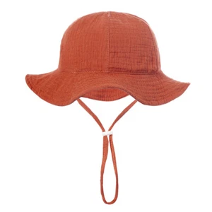 Kids Baby Sun Hat Summer Bucket Hat Boy Girl Toddler Unisex Beach Cap 3-12 Month - Picture 1 of 21