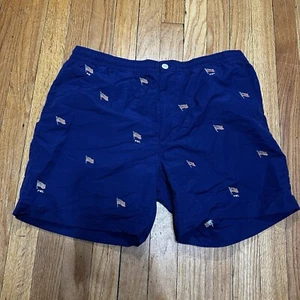 Polo Ralph Lauren Men’s Shorts Large Swim Trunks All Over Print American Flag - Picture 1 of 10