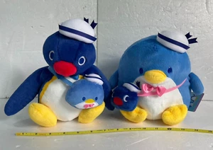 Sanrio Character Tuxedo Sam x Pingu S Size Plush Doll Set Height 9.4 in - Picture 1 of 7