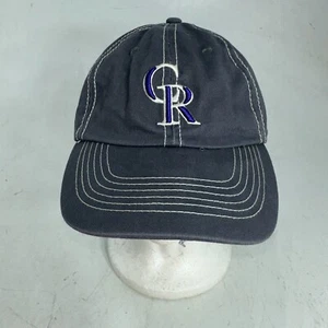Colorado Rockies CR Gray Hat Hook/Loop Back Coca-Cola Game Day Cap - Picture 1 of 16