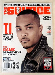 The Source Magazine 2012 #257 TI Game Clark ASAP Rocky Gabby Obama Carmelo Joe - Picture 1 of 3