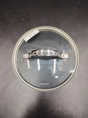 CUISINART REPLACEMENT LID STAINLESS STEEL GLASS/6 1/2"/Free Shipping  - image 1 of 4