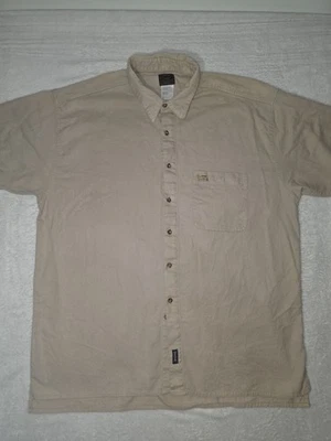 Vintage Duxbak Khaki 100% Cotton Long Sleeve Hunting Shirt Mens Size XL  - Image 1 of 4