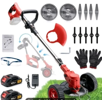Weed Wacker Eléctrico Inalámbrico Eater 2 Baterías, Plegable y Ligero Hierba... Foto 1 de 4