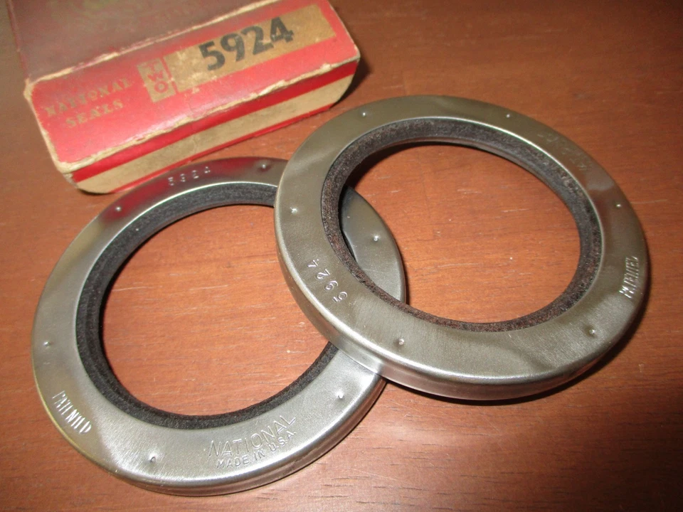 1939 40 41 42 46 47 48 49 50 51 52 53 54-56 + FORD TRUCK + Front Wheel Seals NOS - Image 1 of 1