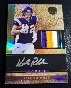 2011 Panini Gold Standard Football Rookie 3 Farben Auto SP #264 Kyle Rudolph /499 - Bild 1 von 2
