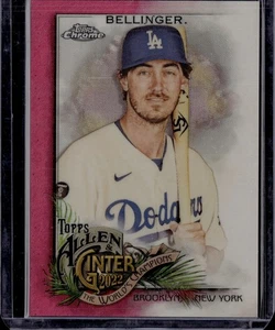 2022 Topps Allen & Ginter Chrome Cody Bellinger Magenta Refractor 186/199 - Picture 1 of 2
