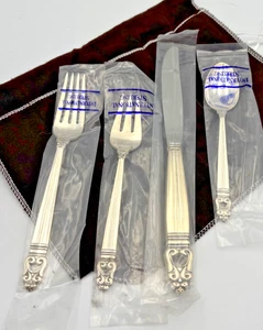 NEU Royal Danish by International Silber 4 Stück Sterlingsilber - 0,925 Sterling! - Bild 1 von 11