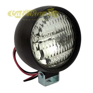 Faro supplementare nero alogeno 3" (76mm) vintage cafe racer e moto custom - Picture 1 of 2