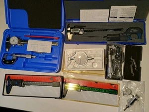 Lote Caja Piezas o Reparación Pinzas Indicadores y Micrómetro La mayoría tiene problemas. - Imagen 1 de 9