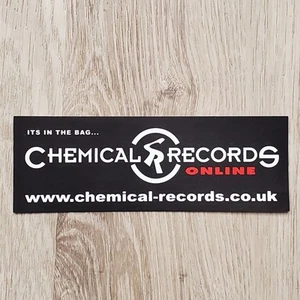 Chemical Records Sticker (Old School England Vinyl Shop, Drum&Bass Dubstep Etc.) - Picture 1 of 5